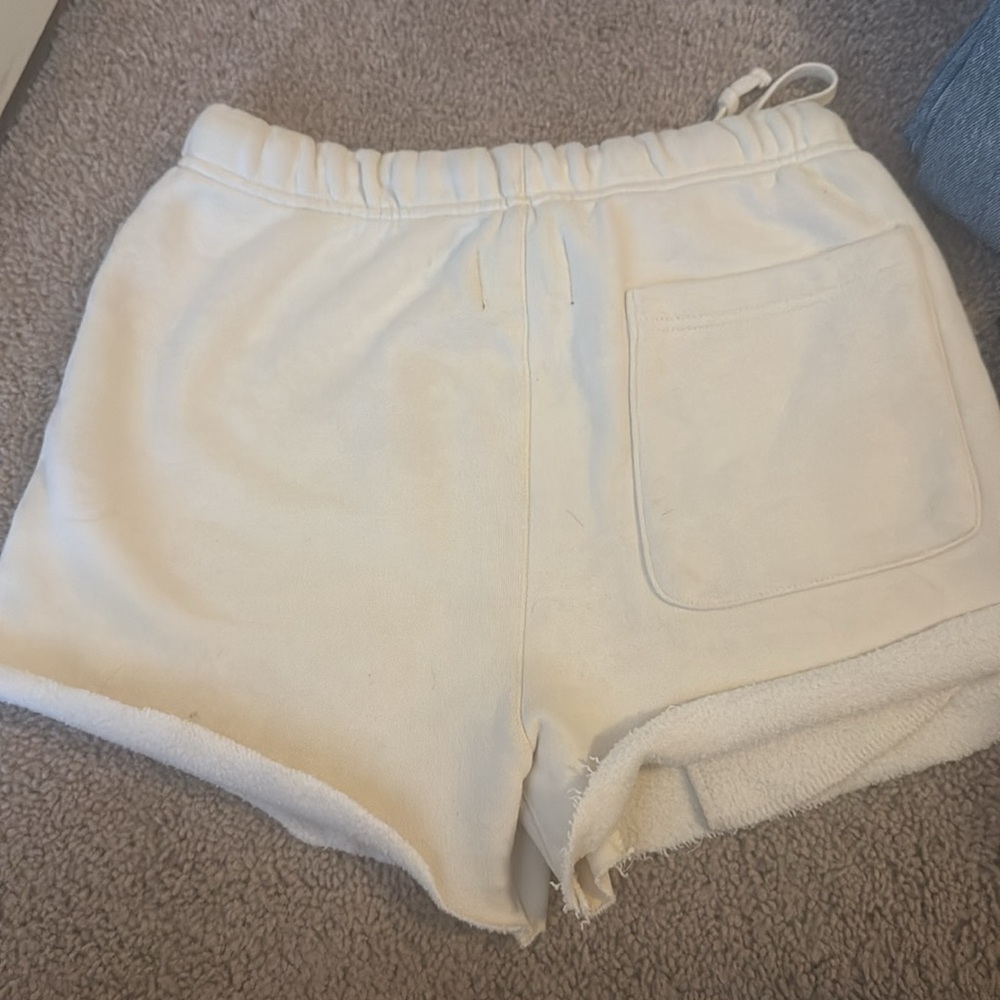Essentials Off-White Drawstring Shorts - image 2